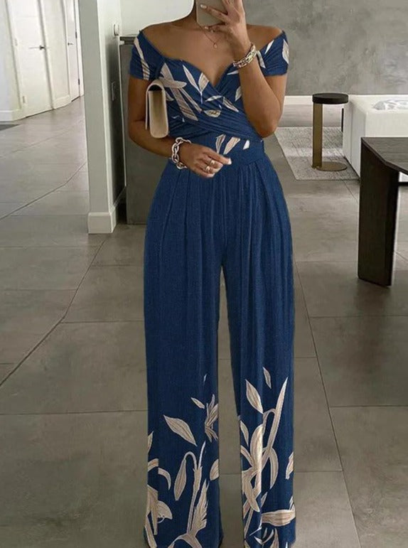 Spielerischer Britta Sommer-Jumpsuit mit Off-Shoulder-Ausschnitt