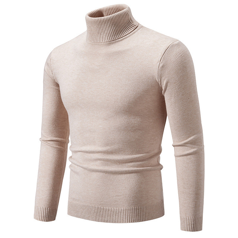 Herren eleganter Rollkragenpullover aus feiner Baumwolle ModeGeist