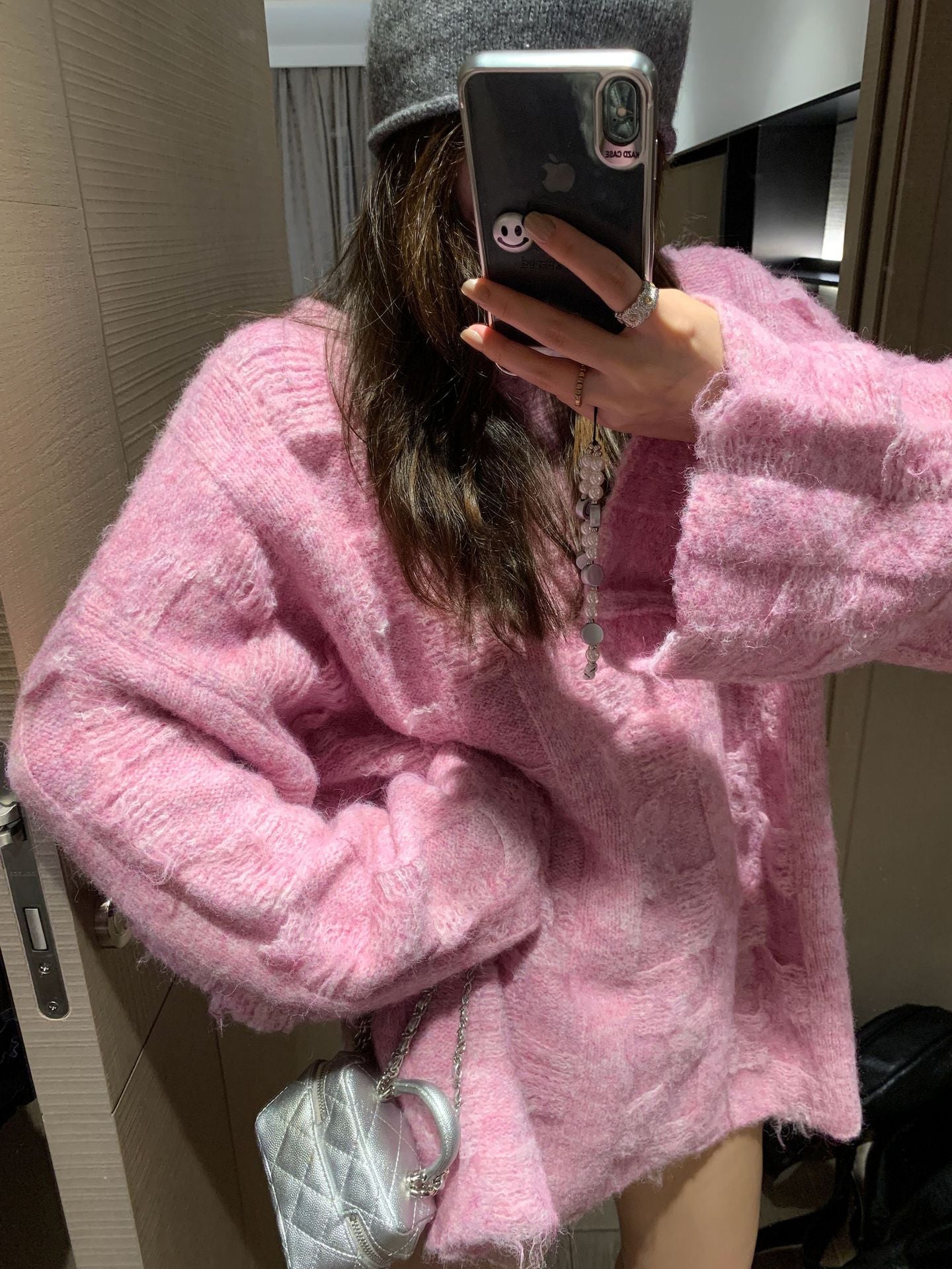 Damen Oversized Strickpullover im lässigen Pullover-Stil ModeGeist