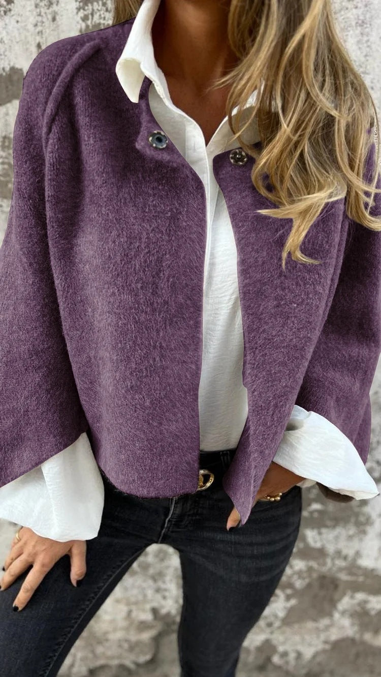 ModeGeist | Kurze Cashmere Langarmjacke