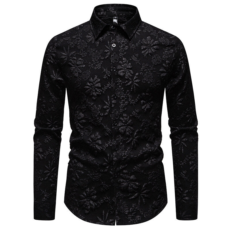 Herren Hemd mit strukturiertem Design ModeGeist