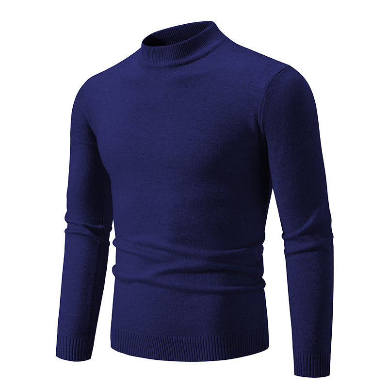 Herren eleganter Pullover mit Stehkragen ModeGeist