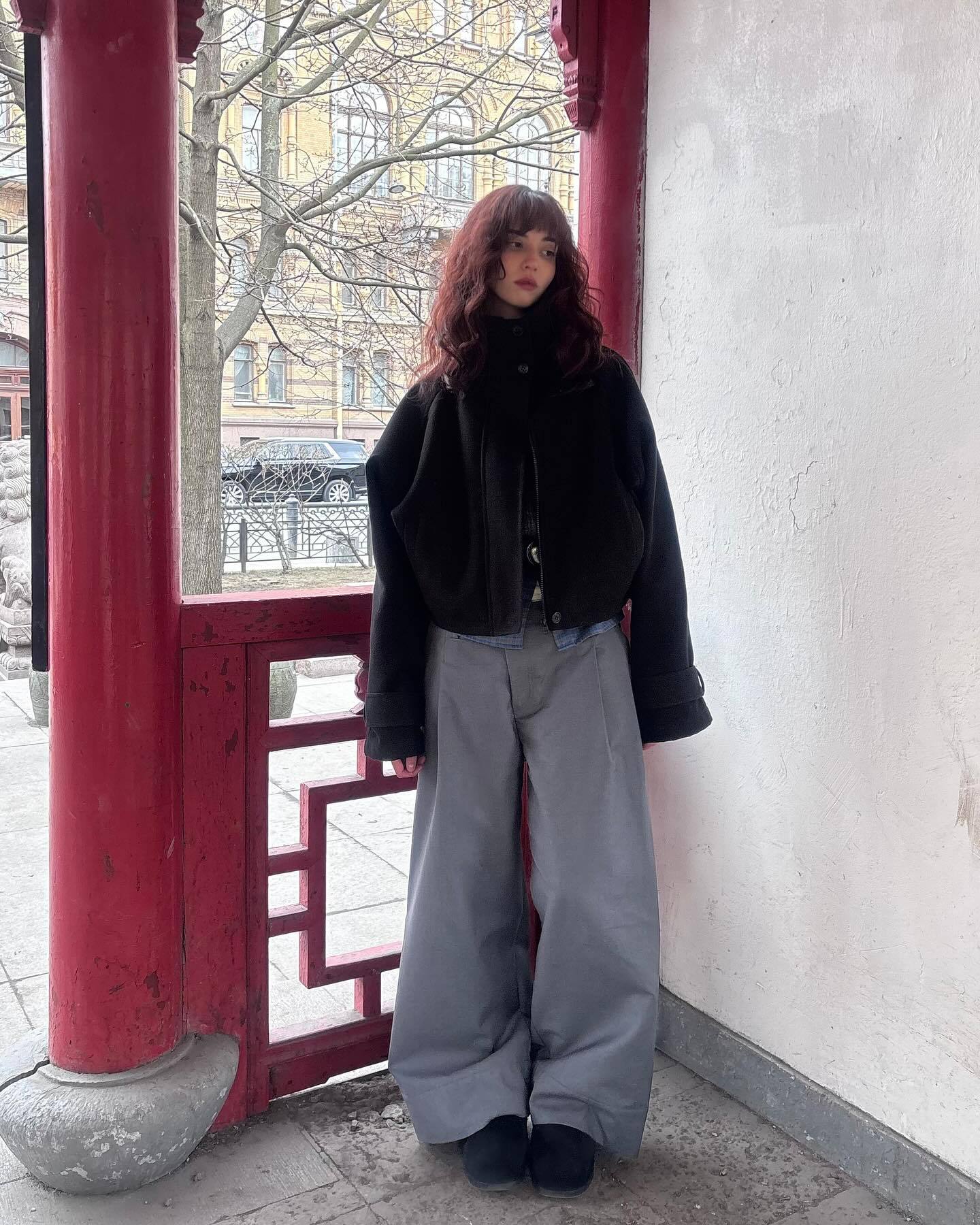 Damen Oversized Wolljacke mit elegantem Schnitt und praktischen Taschen ModeGeist