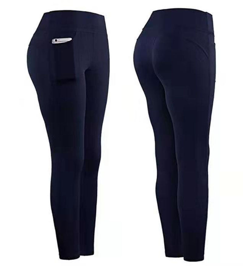 Damen Hochleistungs-Leggings mit praktischen Seitentaschen ModeGeist