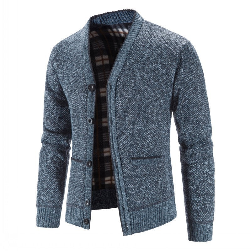 Damen Strickjacke im modernen Herringbone-Muster ModeGeist