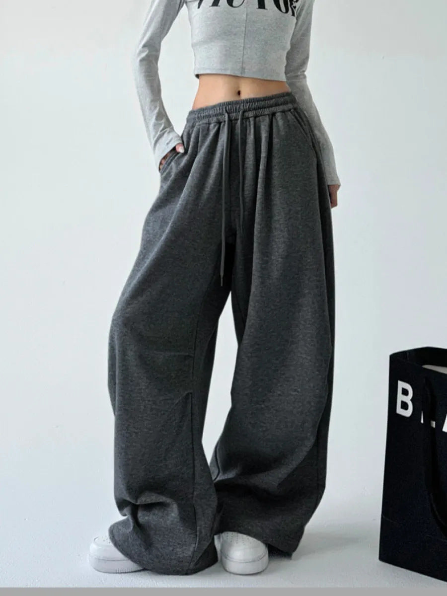 Damen Bequeme und lässige weite Jogginghose ModeGeist