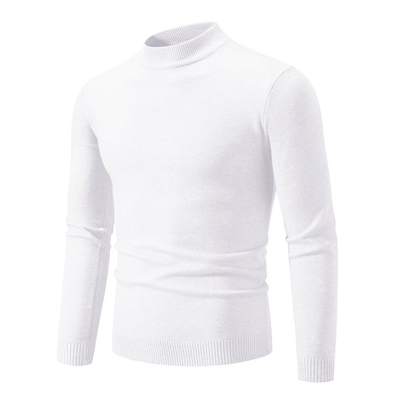 Herren modischer Rollkragenpullover aus feiner Strickqualität ModeGeist