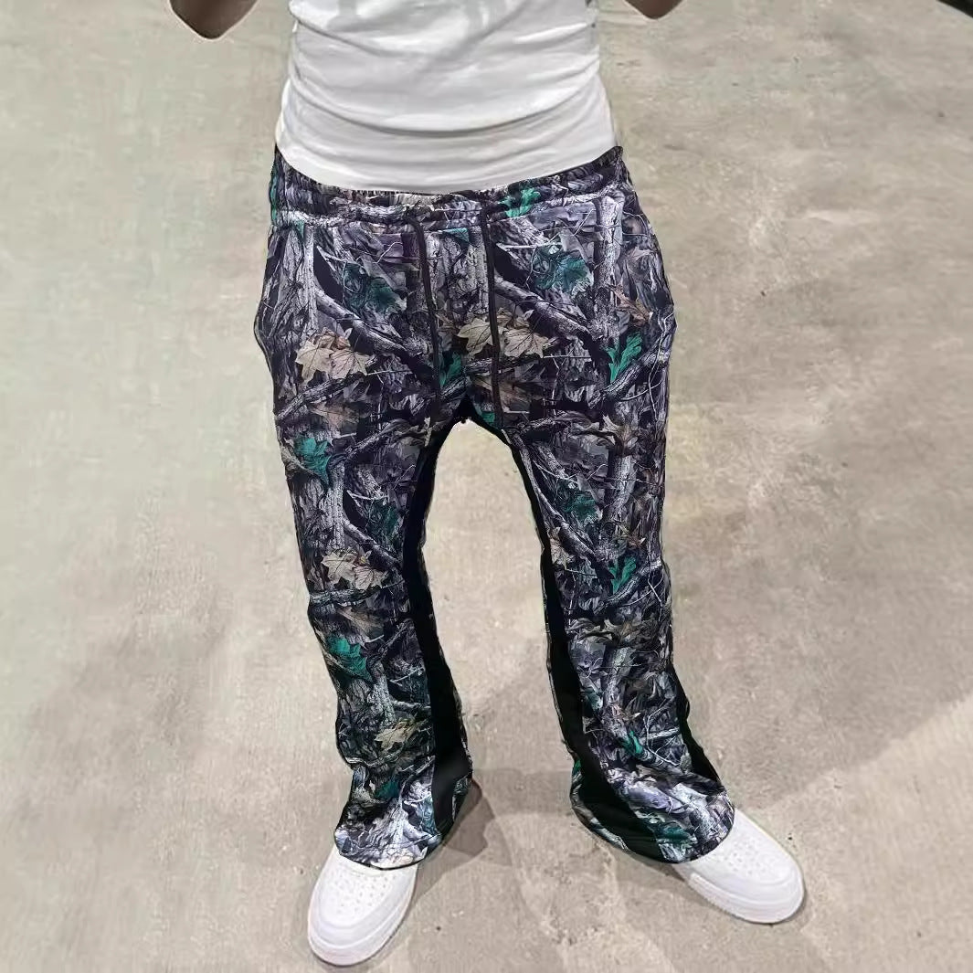 Herren Freizeithose mit innovativem Camouflage-Muster und elastischem Bund ModeGeist