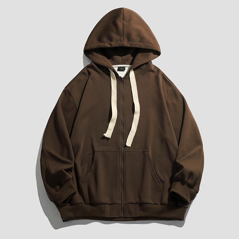 Damen warme Kapuzenjacke mit durchgehendem Reißverschluss und großzügigen Taschen ModeGeist