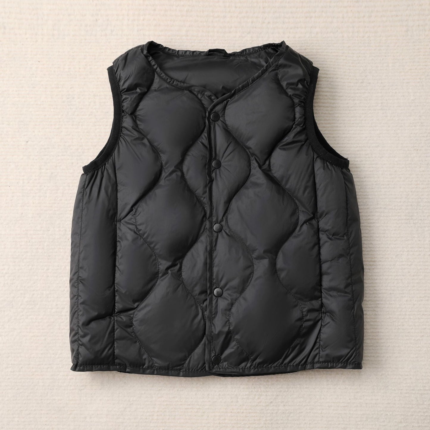 Damen Steppweste mit stylischem Quiltmuster und funktionalen Druckknöpfen ModeGeist
