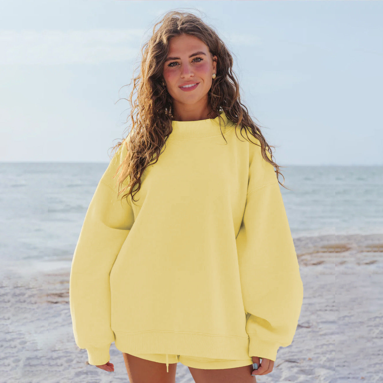 Damen Oversize-Sweatshirt mit Raglanärmeln ModeGeist