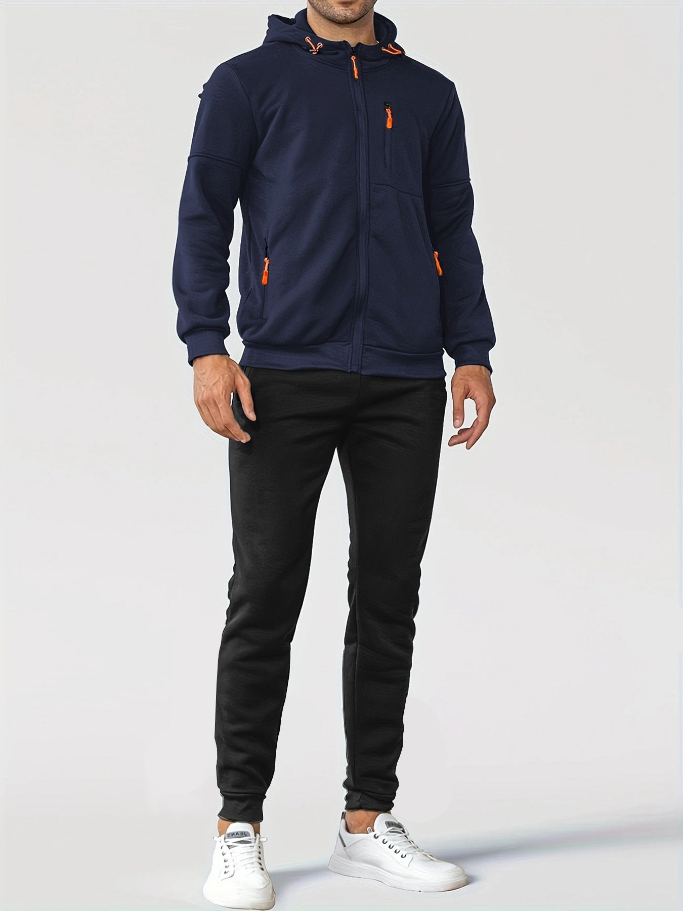 Herren Trainingsjacke mit praktischen Taschen und atmungsaktiver Funktion ModeGeist