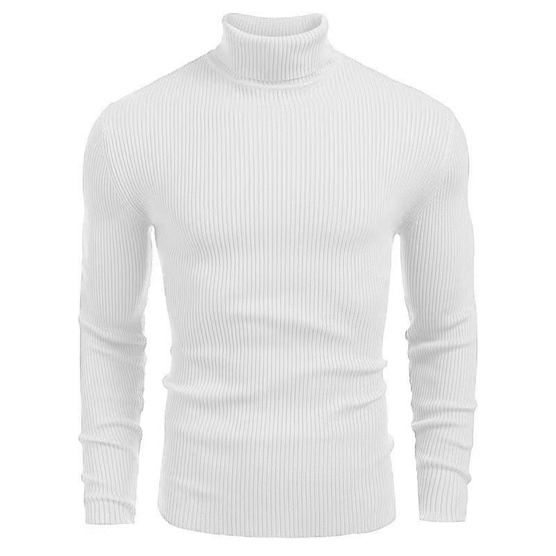 Herren Rollkragenpullover aus feiner Baumwolle mit strukturiertem Design ModeGeist