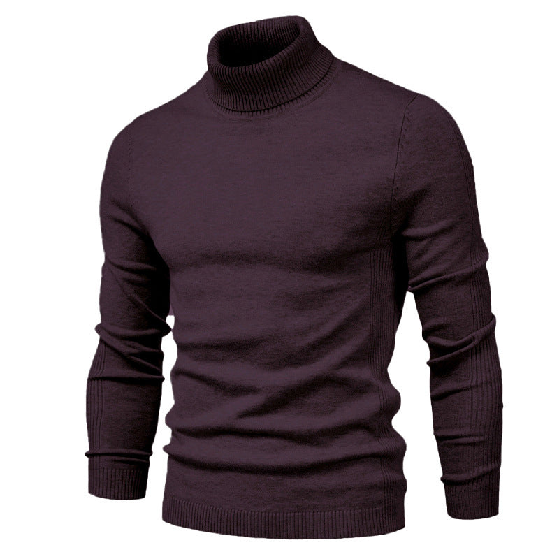 Herren Grober Rollkragenpullover aus wärmendem Material mit strukturierter Oberfläche ModeGeist