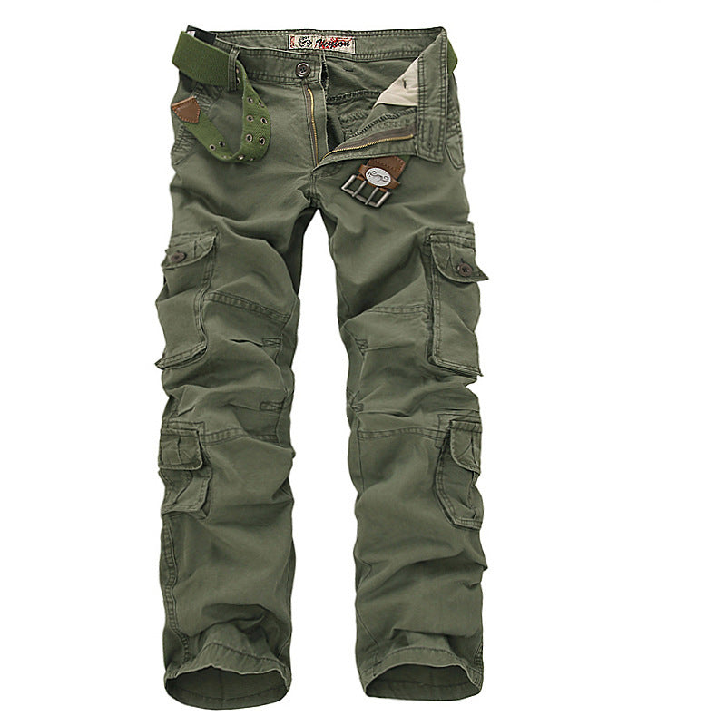 Herren Multifunktionale Cargo-Hose mit verstellbarem Bund und zahlreichen Taschen ModeGeist
