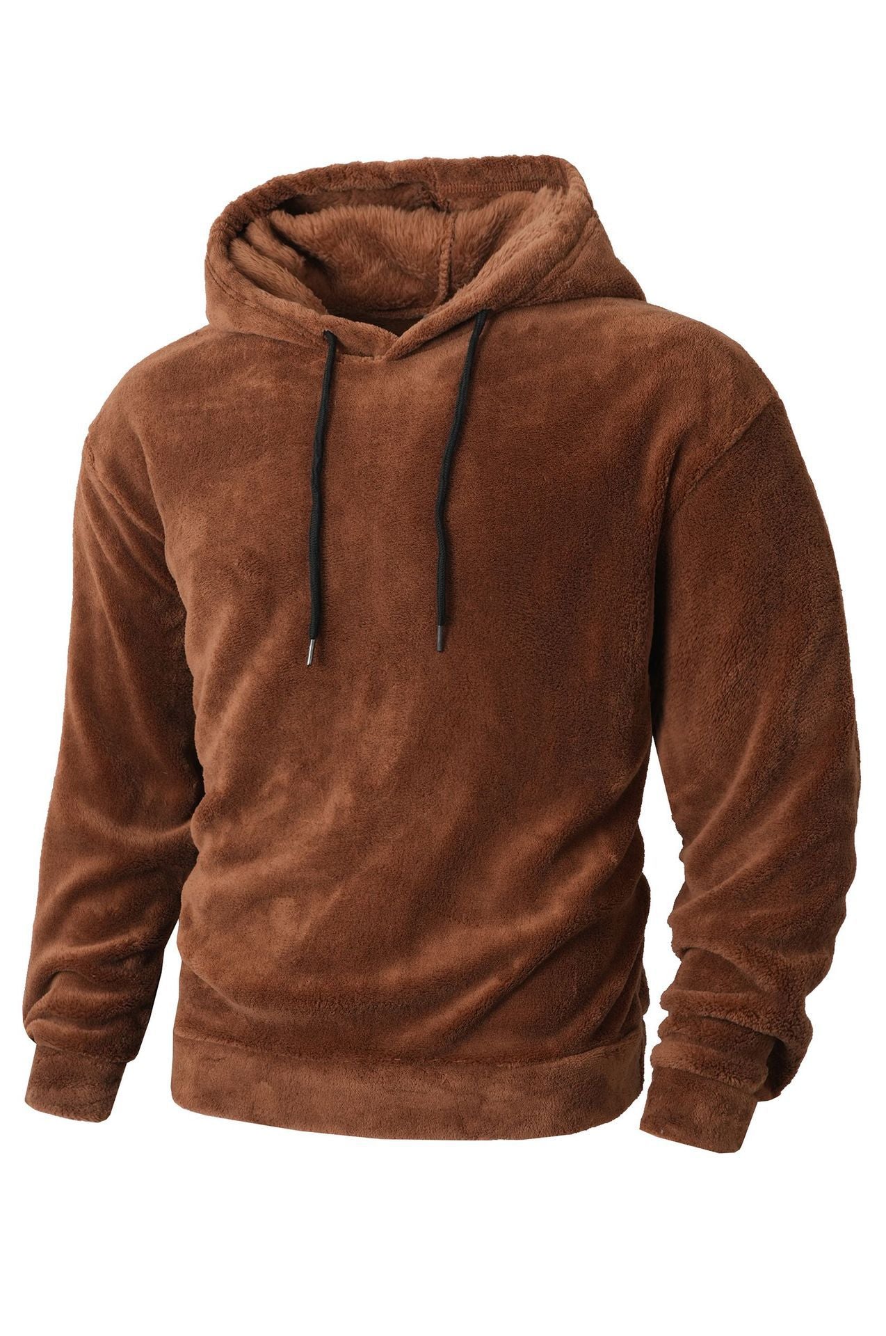 Herren kuscheliges Kapuzensweatshirt aus weichem Fleece ModeGeist