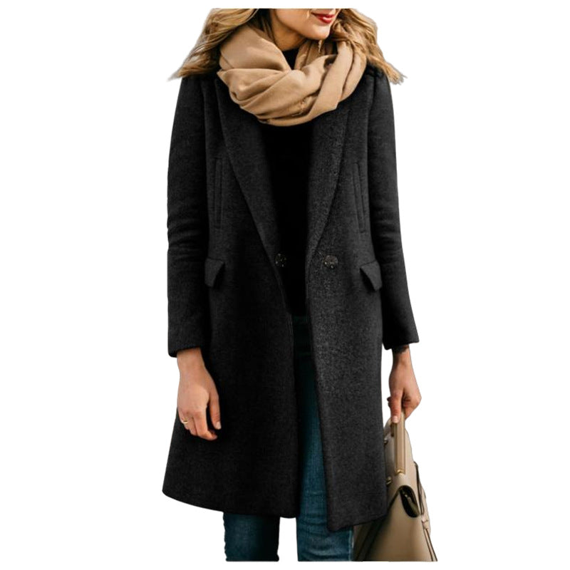 Damen eleganter Schnittmantel ModeGeist