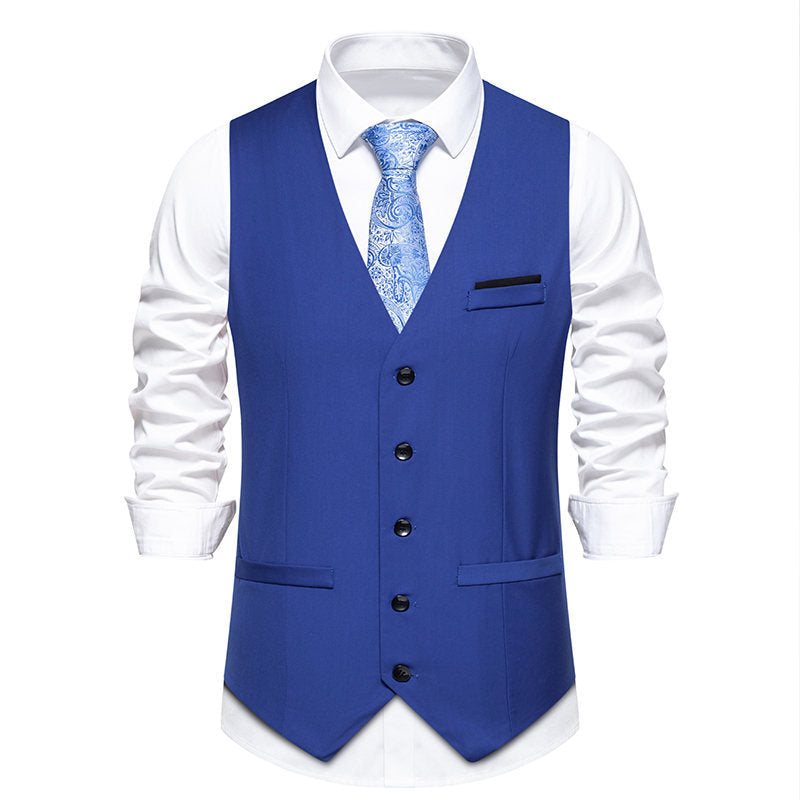 Herren elegante Anzugweste mit feiner Struktur und hochwertigem Material ModeGeist