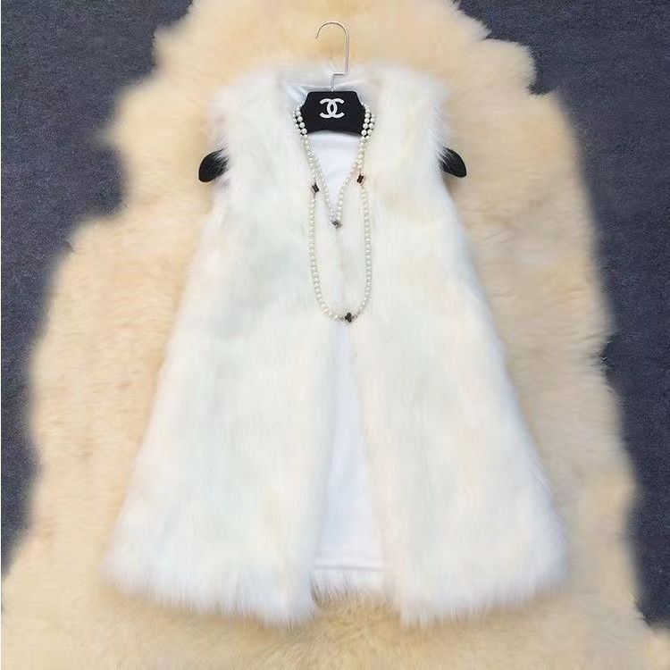 Damen Elegante Kunstpelzweste mit modischem Schnitt ModeGeist