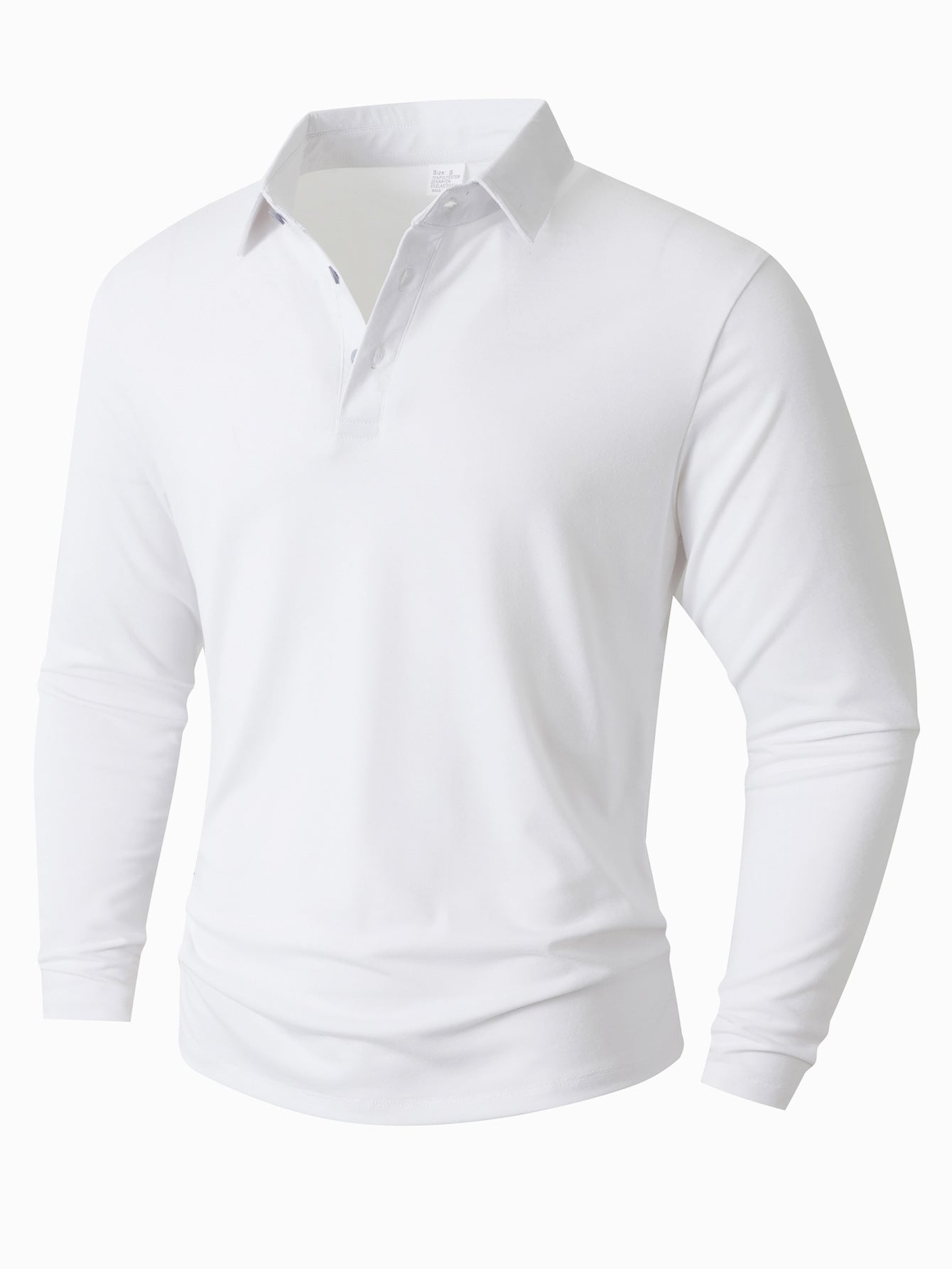 Herren Langarm Poloshirt mit modernem Schnitt ModeGeist