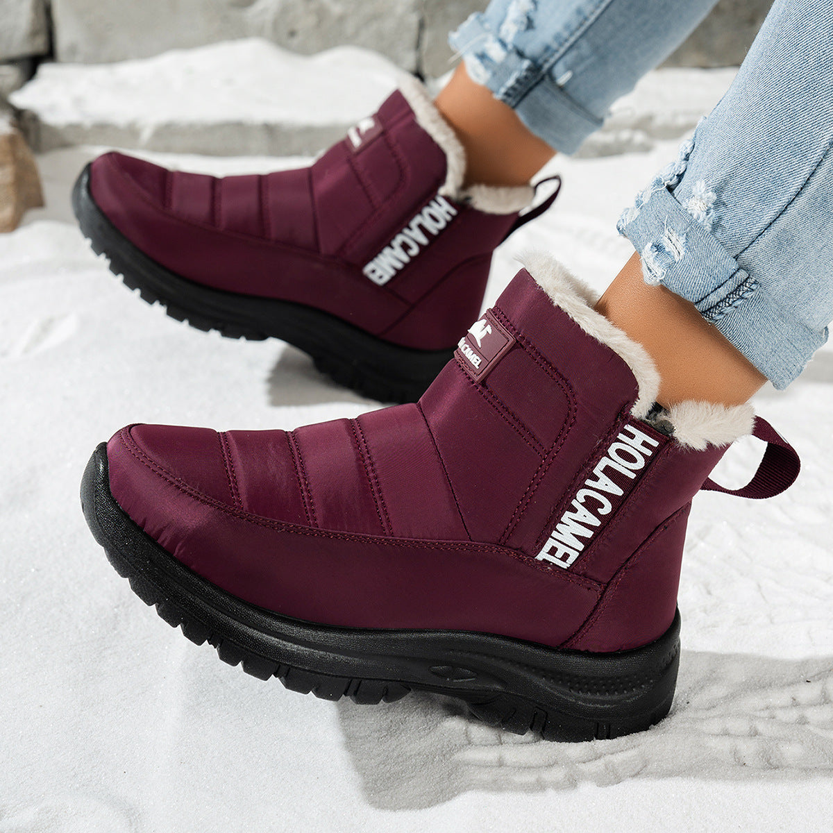 Damen Winterstiefel mit warmem Futter ModeGeist