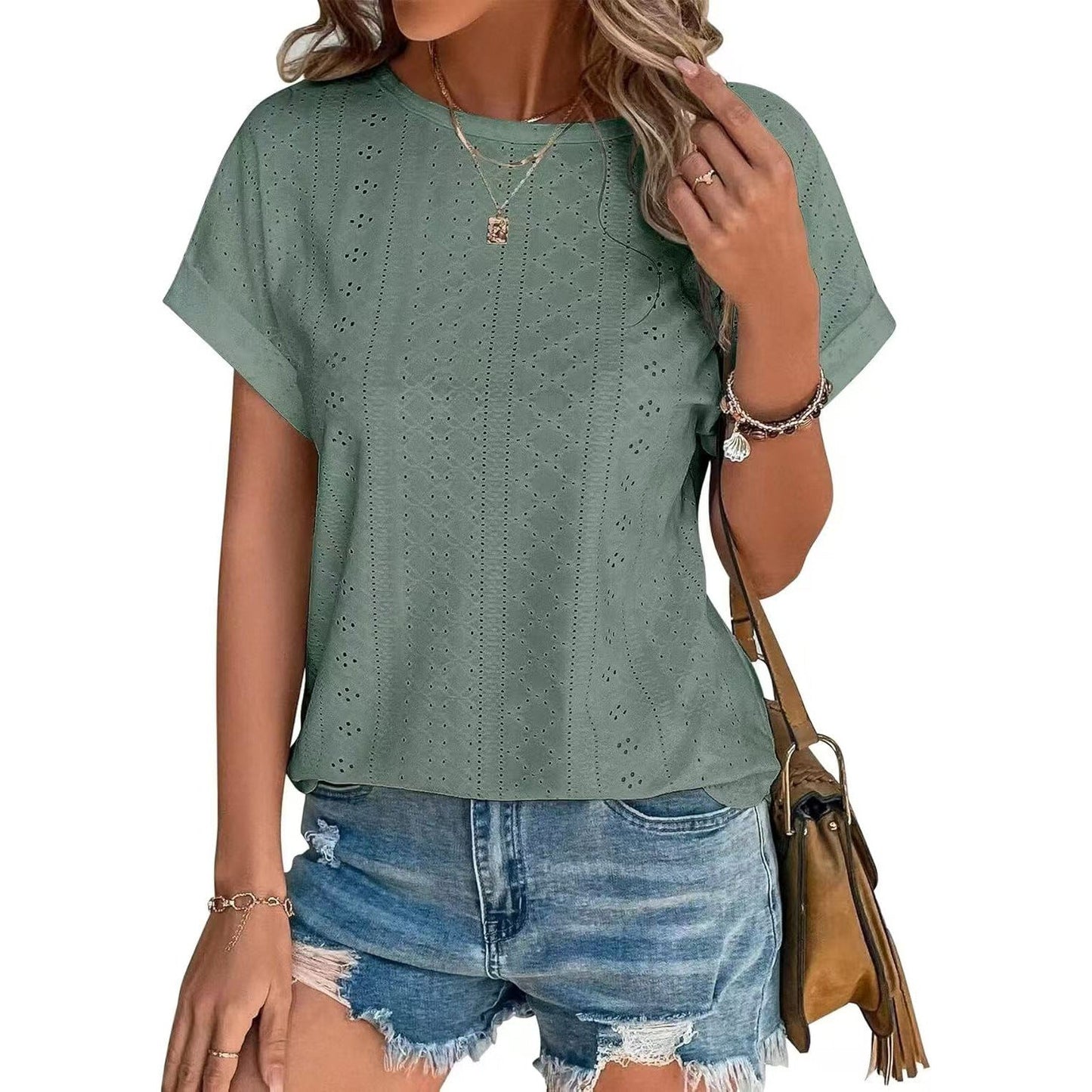 Fudus Basics: Rundhals Kurzarm T-Shirt Locker geschnitten