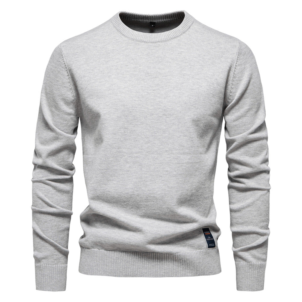 Herren Strickpullover aus hochwertiger Baumwollmischung mit angenehmer Passform ModeGeist