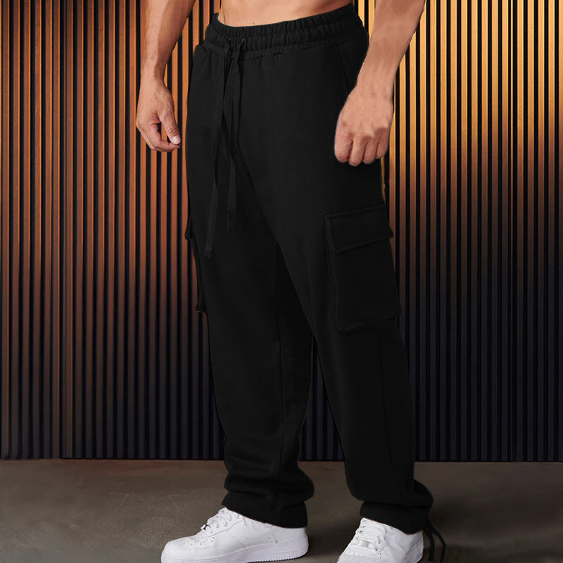 Herren Cargo-Jogginghose mit verstellbarem Bund und praktischen Seitentaschen ModeGeist
