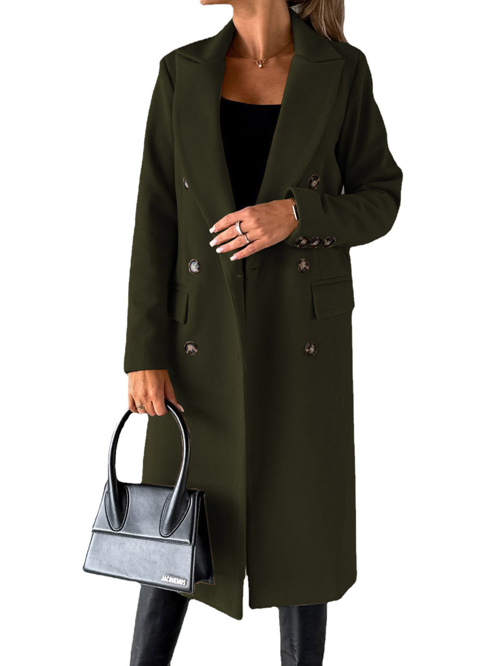 Damen Eleganter und zeitloser Trenchcoat mit doppelter Knopfleiste und praktischen Taschen ModeGeist
