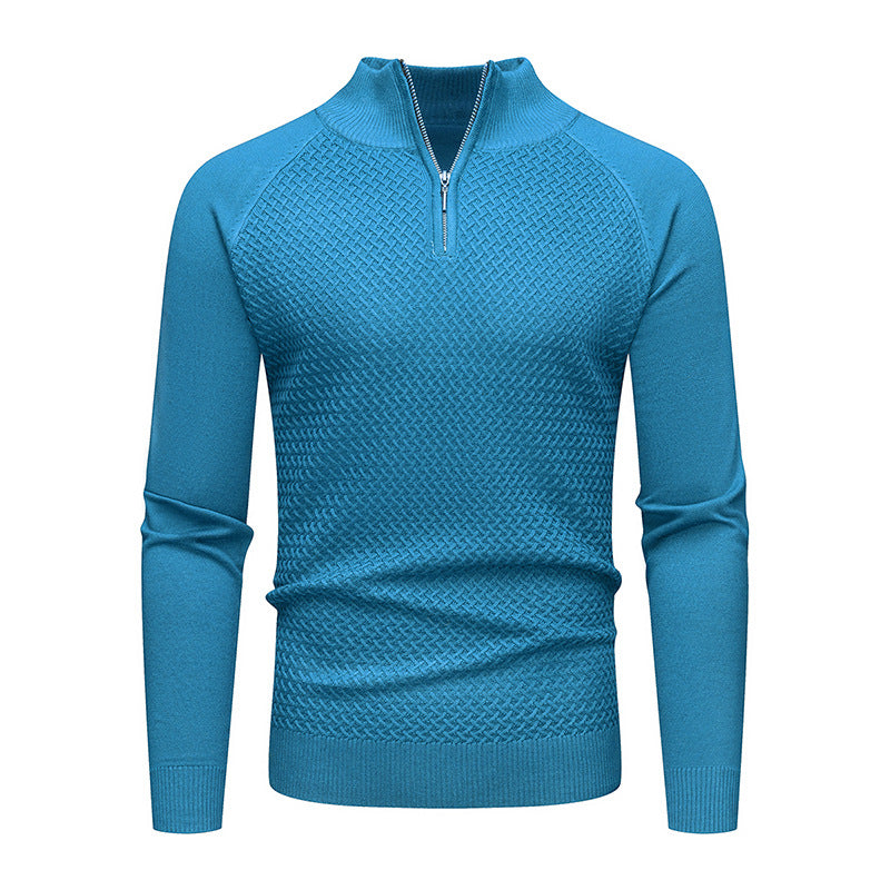 Herren Strickpullover mit Reißverschluss ModeGeist