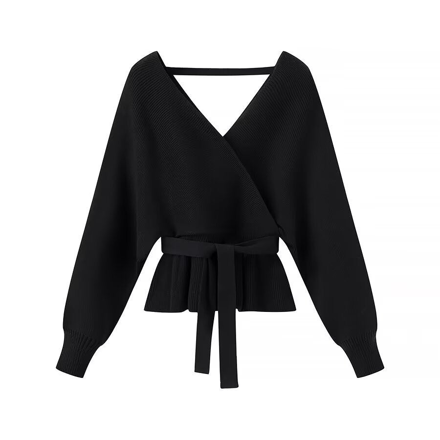 Elegantes Wickeloberteil für Damen mit Schleife von MODEGEIST
