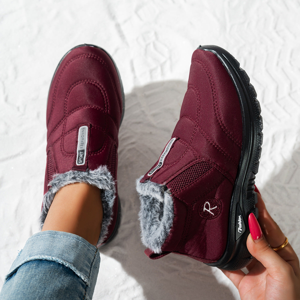 Damen Sportliche Winterstiefel ModeGeist
