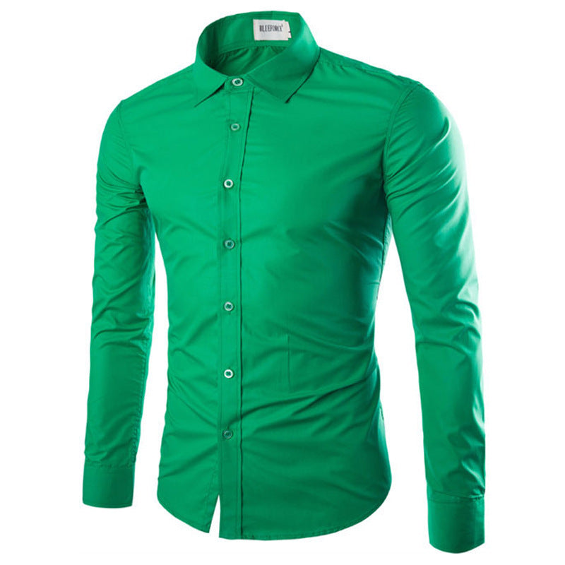 Herren elegante Langarmhemd ModeGeist
