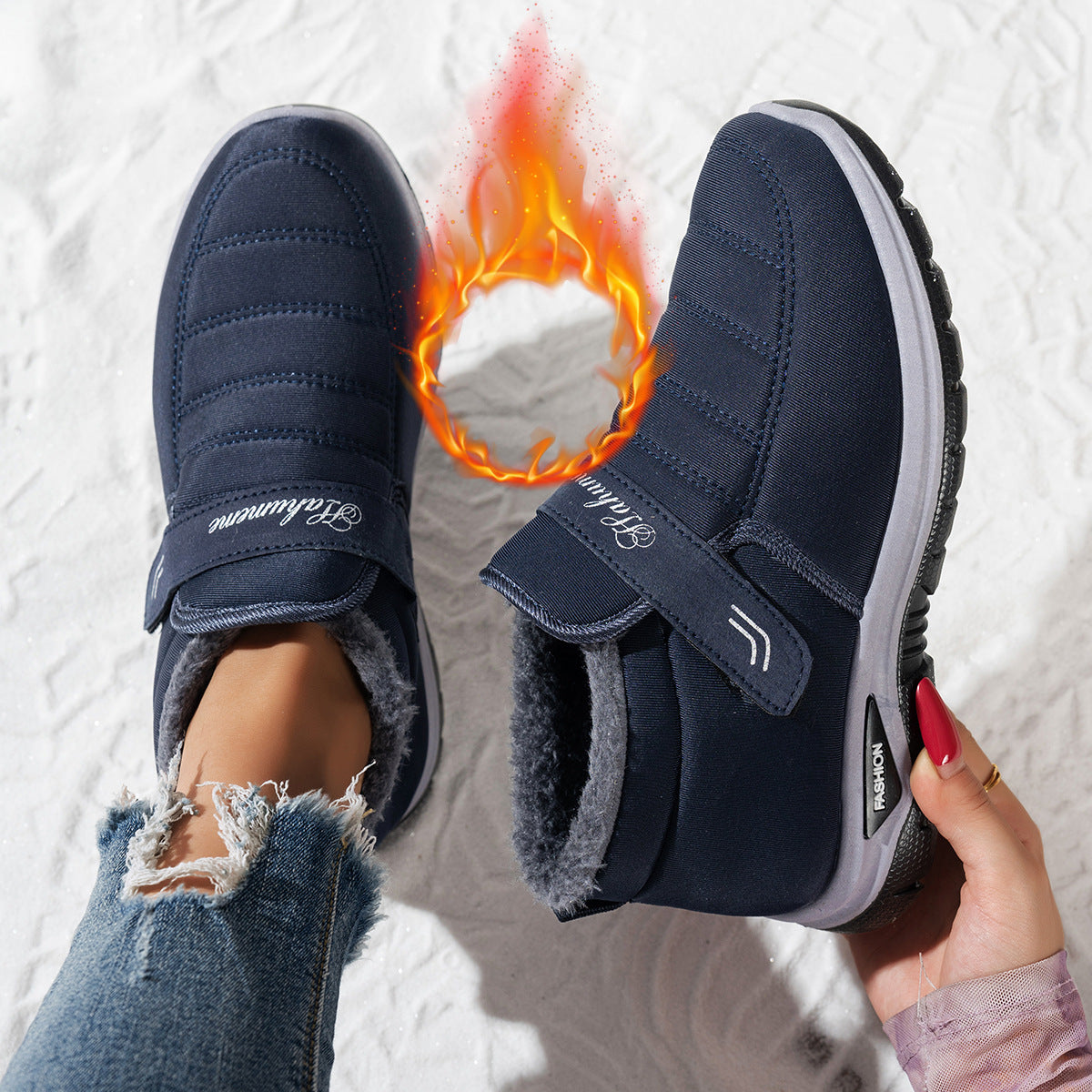 Damen Fleecegefütterte Sneaker ModeGeist
