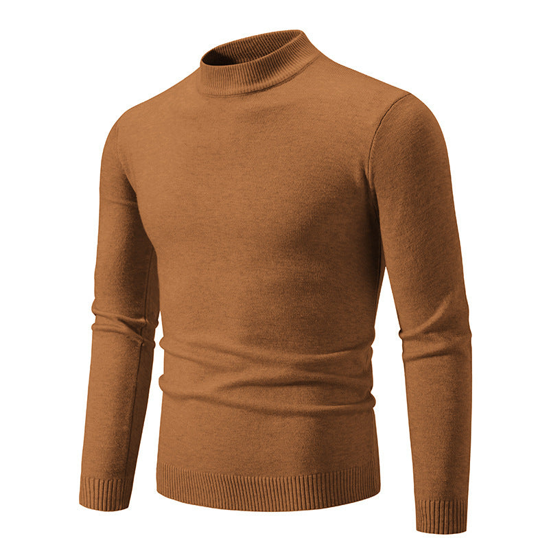 Herren modischer Rollkragenpullover aus feiner Strickqualität ModeGeist