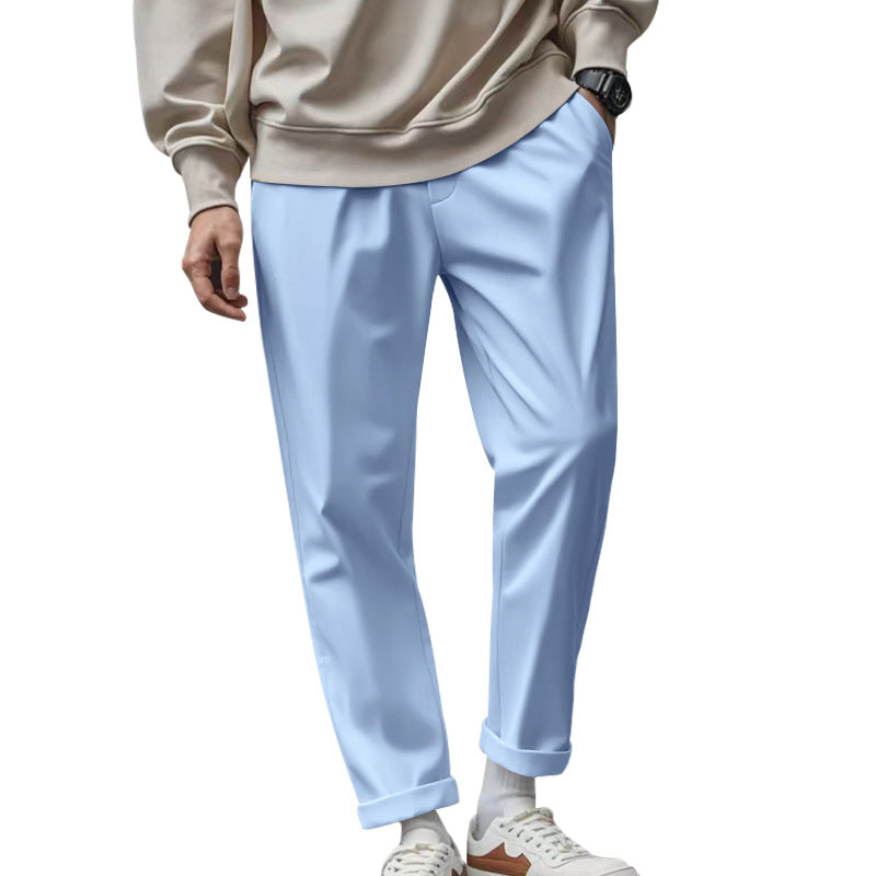 Herren elegante Chino-Hose mit bequemem Bund und modischem Schnitt ModeGeist