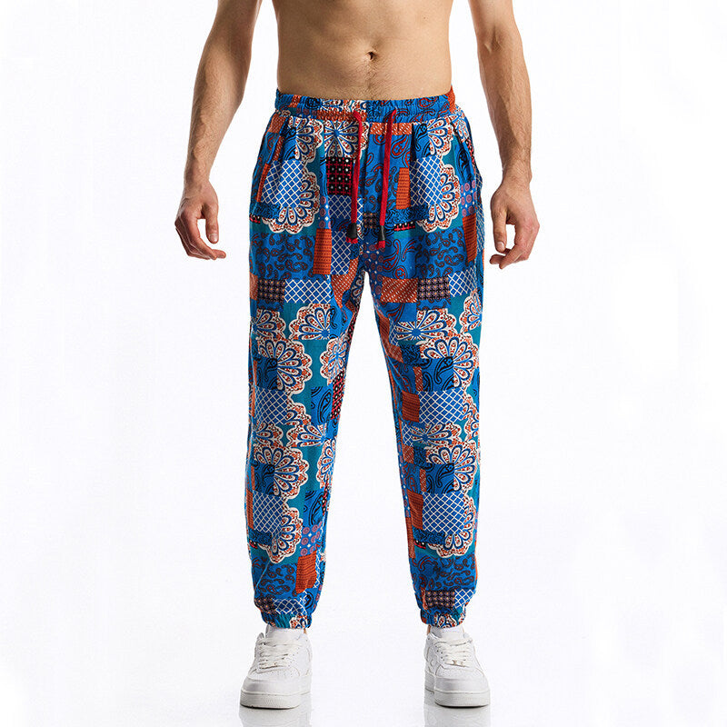 Herren Jogginghose mit modernem Patchwork-Design ModeGeist