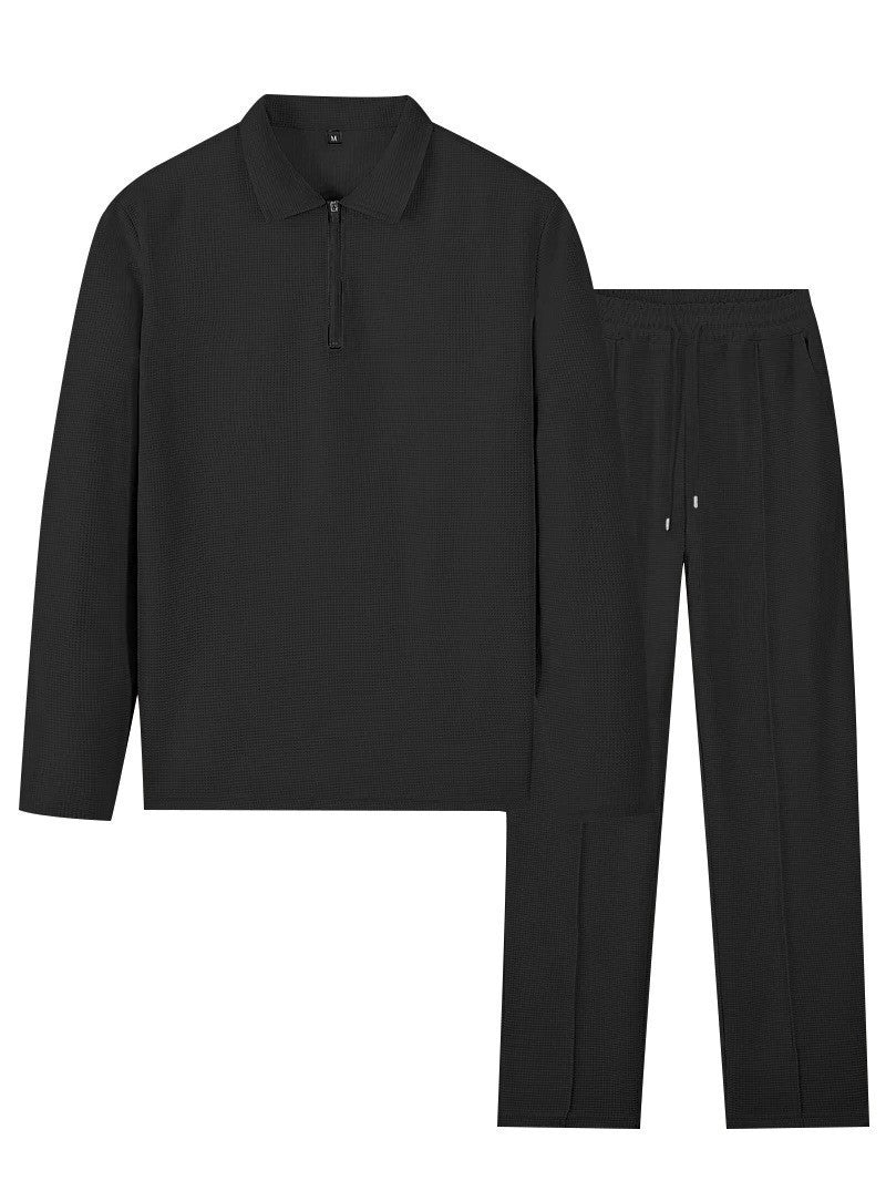Herren sportliches Poloshirt und Jogginghose Set ModeGeist