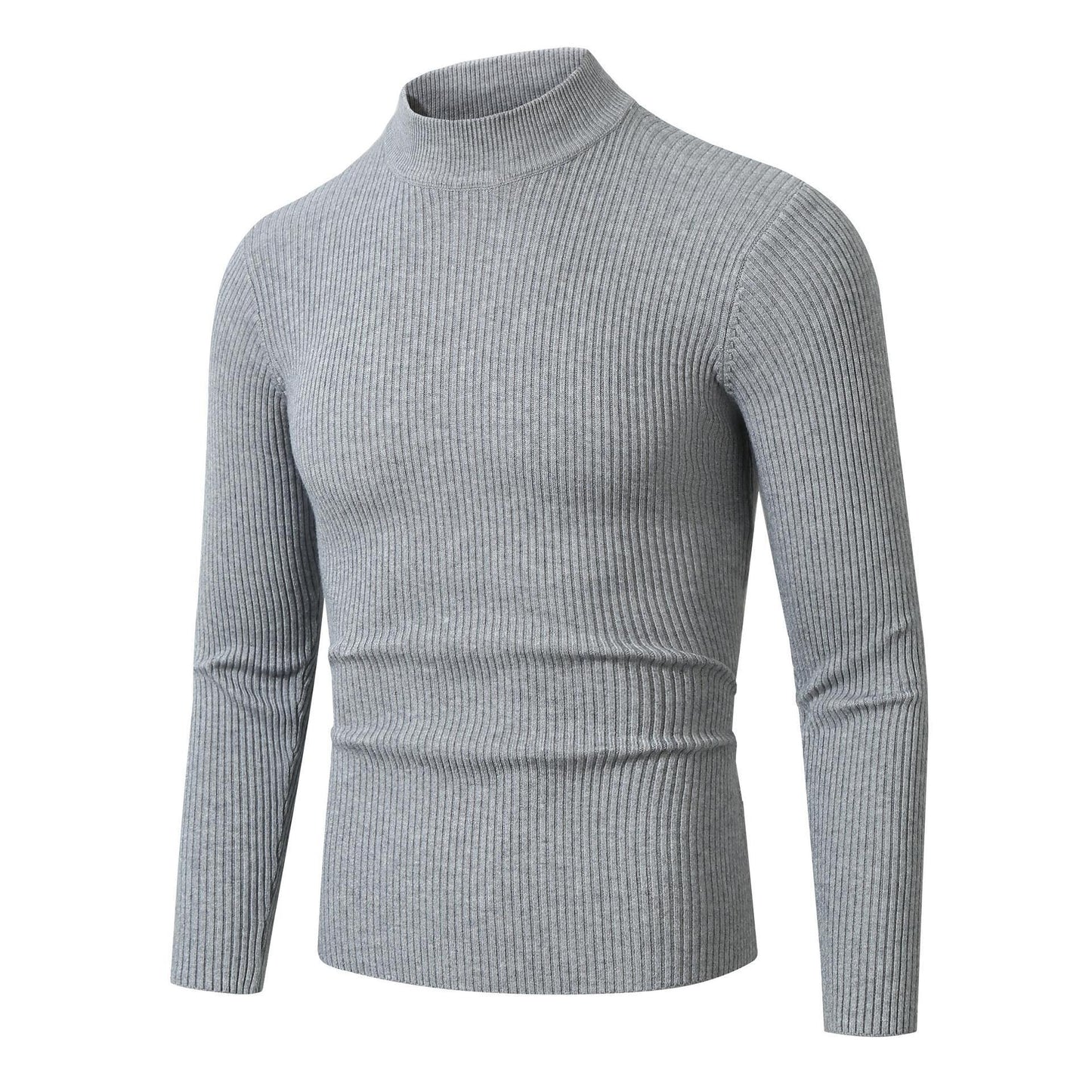 Herren modischer Rollkragenpullover aus feiner Wolle ModeGeist