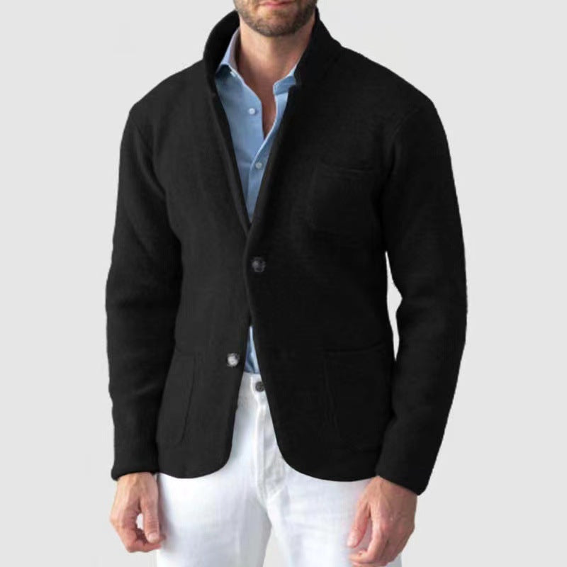Herren Strickblazer mit eleganter Optik und praktischen Taschen ModeGeist
