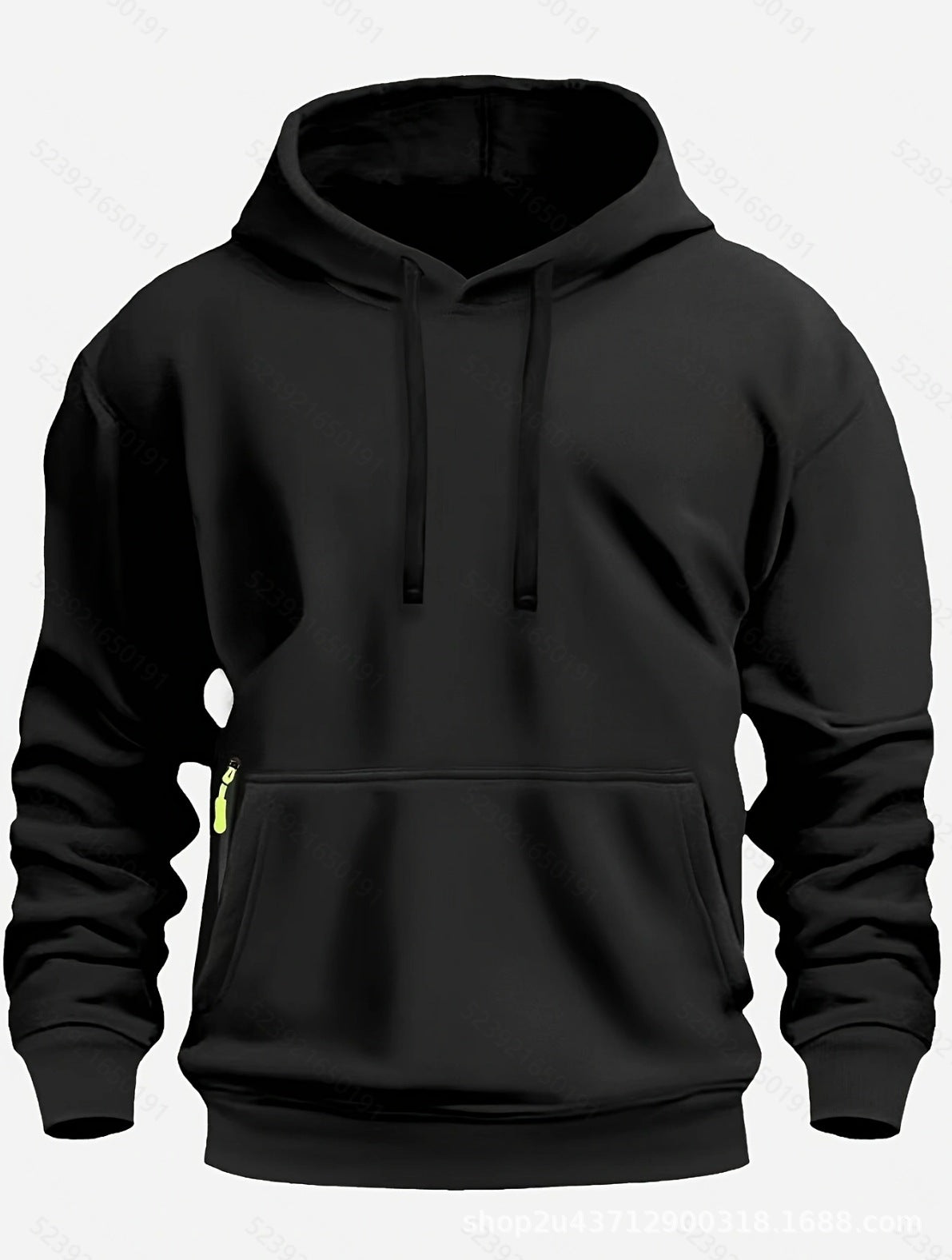 Herren sportlicher Kapuzenpullover mit praktischen Taschen und atmungsaktivem Material ModeGeist