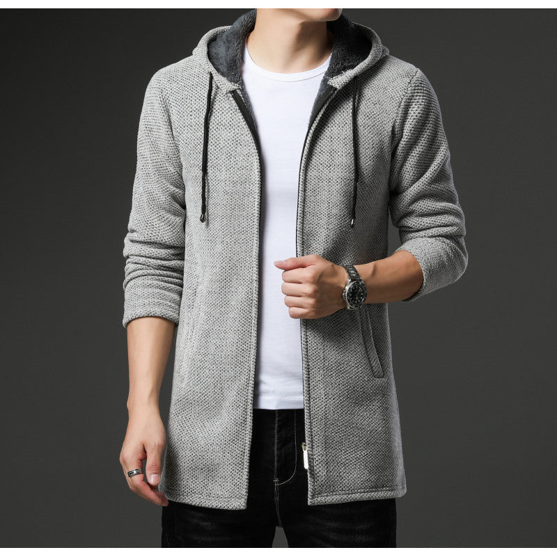 Herren urbane Freizeitjacke mit Kapuze ModeGeist
