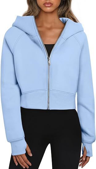 Damen cropped Kapuzenjacke ModeGeist