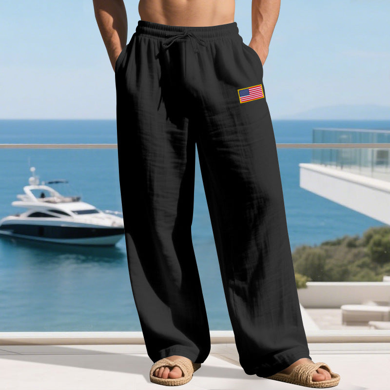 Herren lässige Freizeithose mit elastischem Bund und praktischen Seitentaschen ModeGeist
