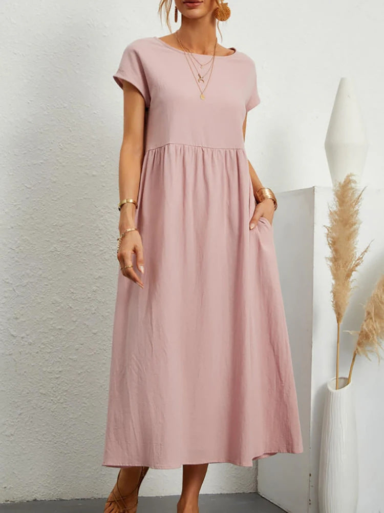 Damen Maxikleid aus leichtem, luftdurchlässigem Stoff ModeGeist