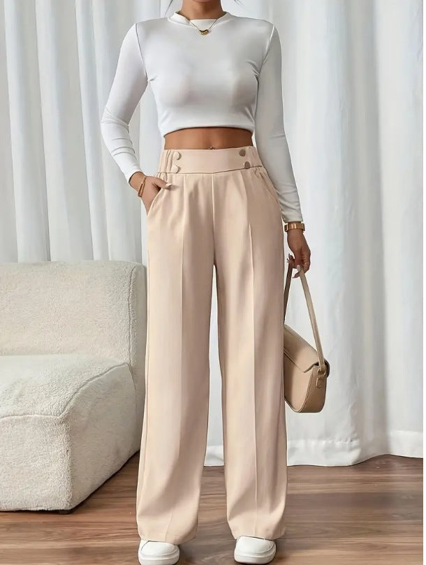 Modische, elegante Damenhose in weiter Form