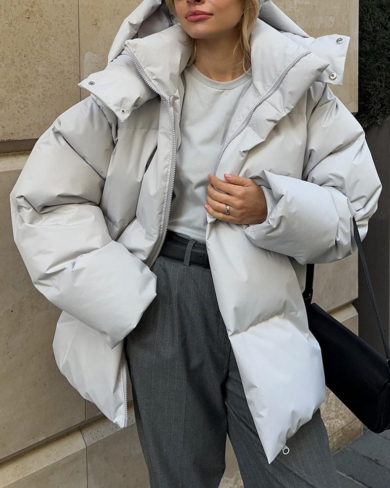 ModeGeist | Schönheit Kapuze Lockere Baumwolljacke