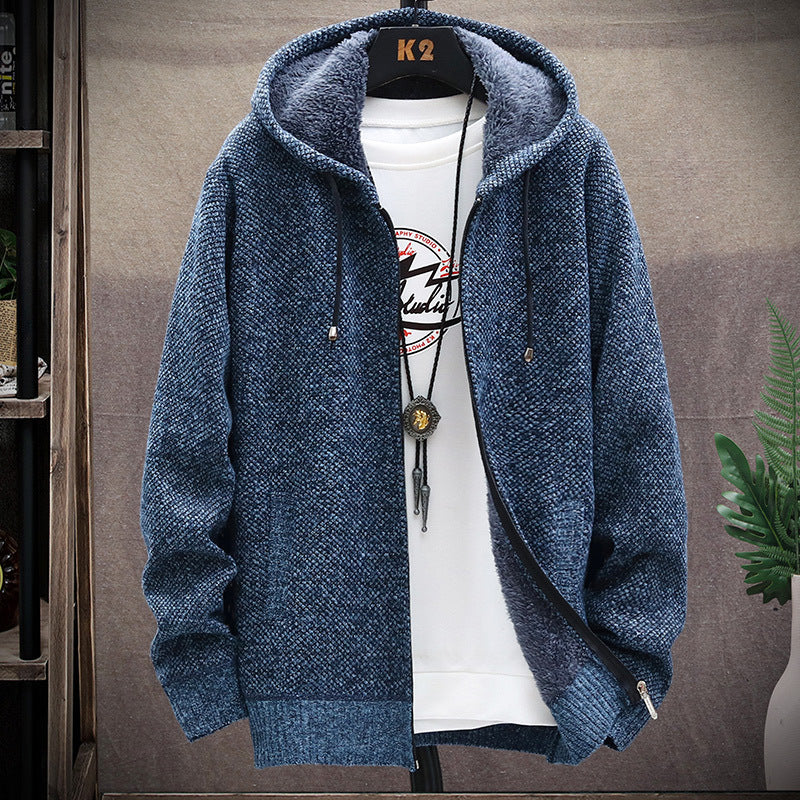 Herren bequeme und stylische Kapuzenjacke ModeGeist