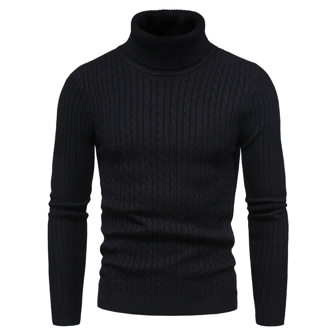 Herren komfortabler Rollkragenpullover ModeGeist