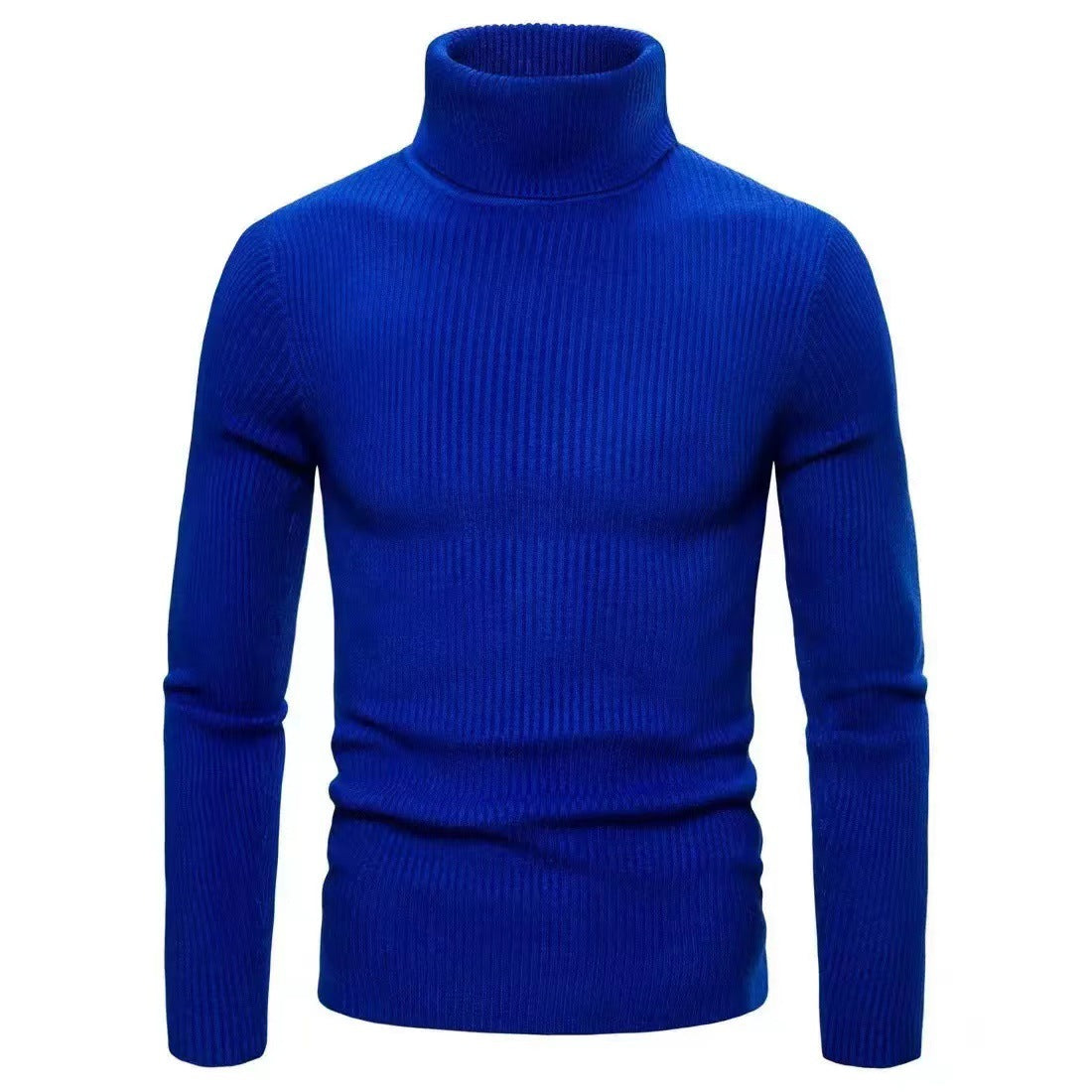 Herren Stehkragen Pullover aus ribbeltem Strick ModeGeist